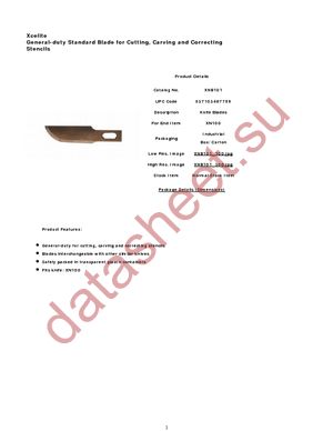 XNB101 datasheet  